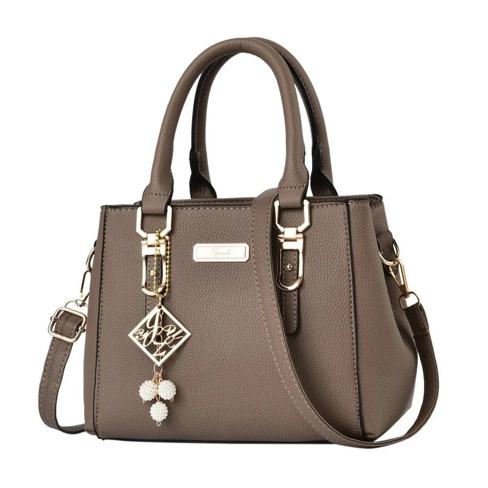 Bolso de Hombro de Cuero para Mujer - Gran Capacidad y Estilo Casual
