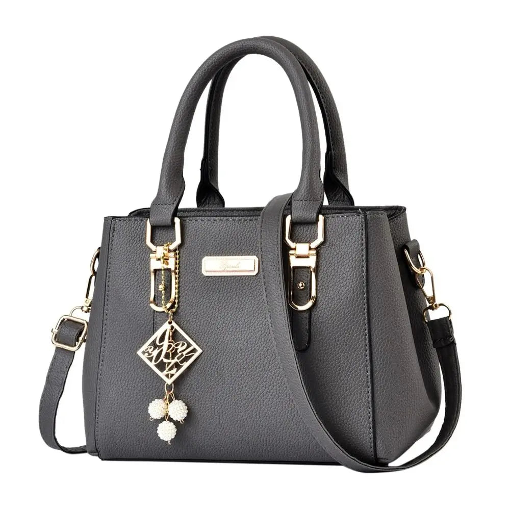 Bolso de Hombro de Cuero para Mujer - Gran Capacidad y Estilo Casual