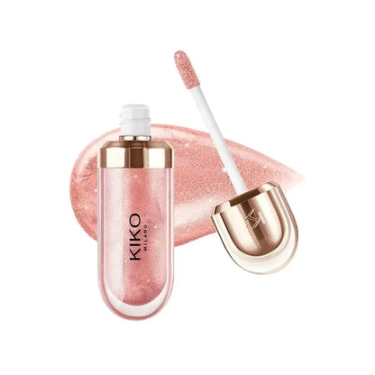 Brillo de Labios KIKO 3D - Gloss Transparente con Efecto Espejo y Larga Duración