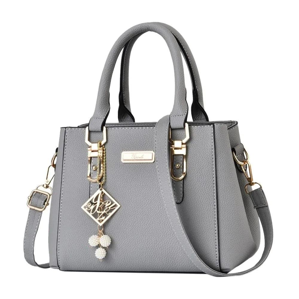 Bolso de Hombro de Cuero para Mujer - Gran Capacidad y Estilo Casual
