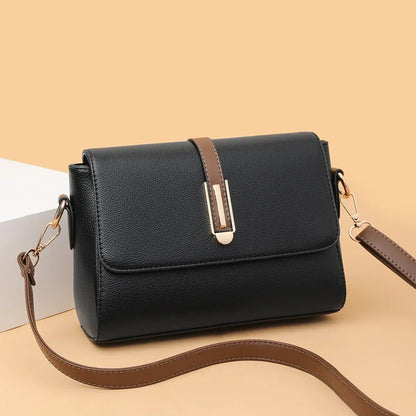 Bolso Bandolera de Cuero PU - Pequeño y Versátil para Mujer
