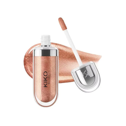 Brillo de Labios KIKO 3D - Gloss Transparente con Efecto Espejo y Larga Duración