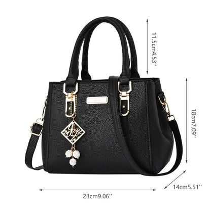 Bolso de Hombro de Cuero para Mujer - Gran Capacidad y Estilo Casual
