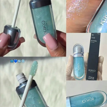 Brillo de Labios KIKO 3D - Gloss Transparente con Efecto Espejo y Larga Duración