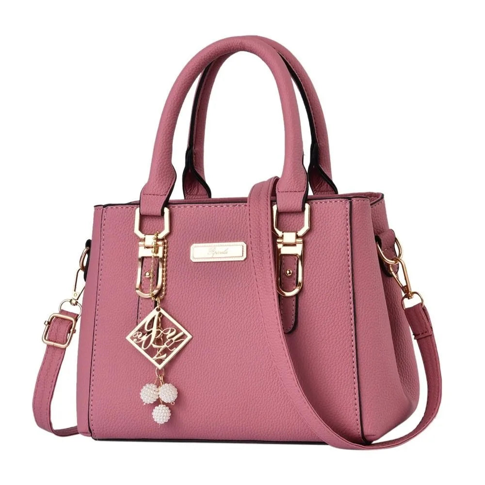 Bolso de Hombro de Cuero para Mujer - Gran Capacidad y Estilo Casual