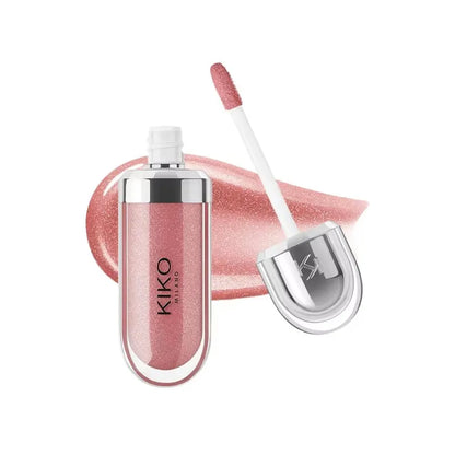 Brillo de Labios KIKO 3D - Gloss Transparente con Efecto Espejo y Larga Duración