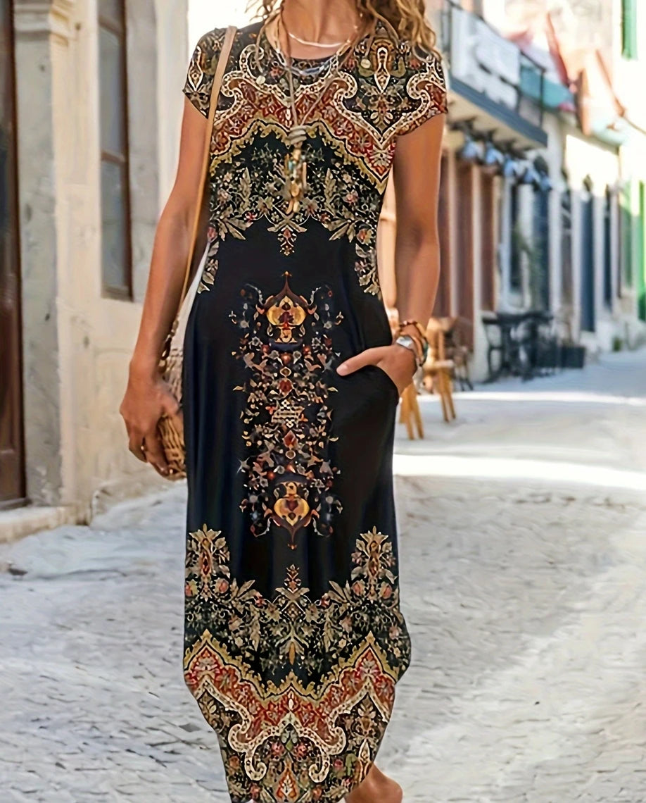 Vestido Casual Elegante para Mujer - Corte Suelto y Estilo Sofisticado
