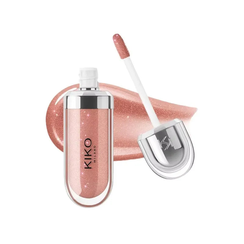 Brillo de Labios KIKO 3D - Gloss Transparente con Efecto Espejo y Larga Duración