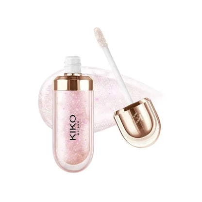 Brillo de Labios KIKO 3D - Gloss Transparente con Efecto Espejo y Larga Duración