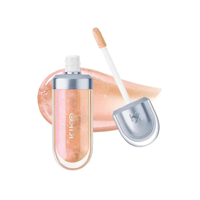 Brillo de Labios KIKO 3D - Gloss Transparente con Efecto Espejo y Larga Duración