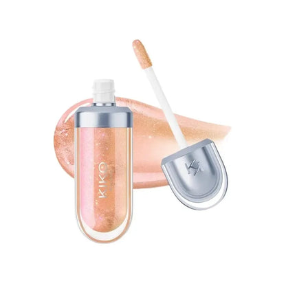 Brillo de Labios KIKO 3D - Gloss Transparente con Efecto Espejo y Larga Duración