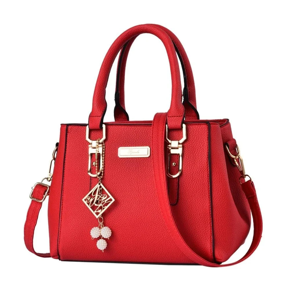 Bolso de Hombro de Cuero para Mujer - Gran Capacidad y Estilo Casual