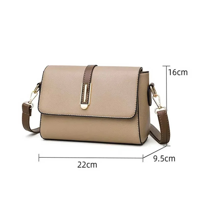 Bolso Bandolera de Cuero PU - Pequeño y Versátil para Mujer